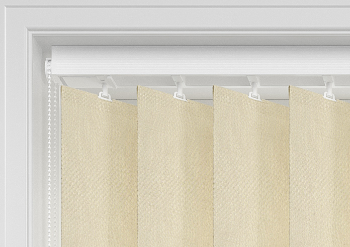 Perla, Powder White - Vertical Blind - Image 8